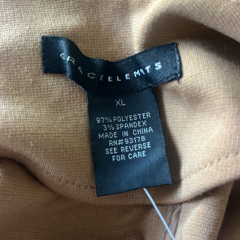 Nwt Grace Elements Tan, Single Breasted, Blazer, … - image 7